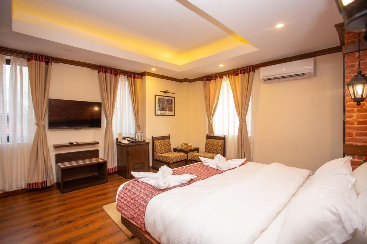 Pashupati Boutique Hotel & Spa กาฐมาณฑุ ภายนอก รูปภาพ