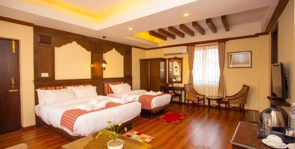 Pashupati Boutique Hotel & Spa กาฐมาณฑุ ภายนอก รูปภาพ